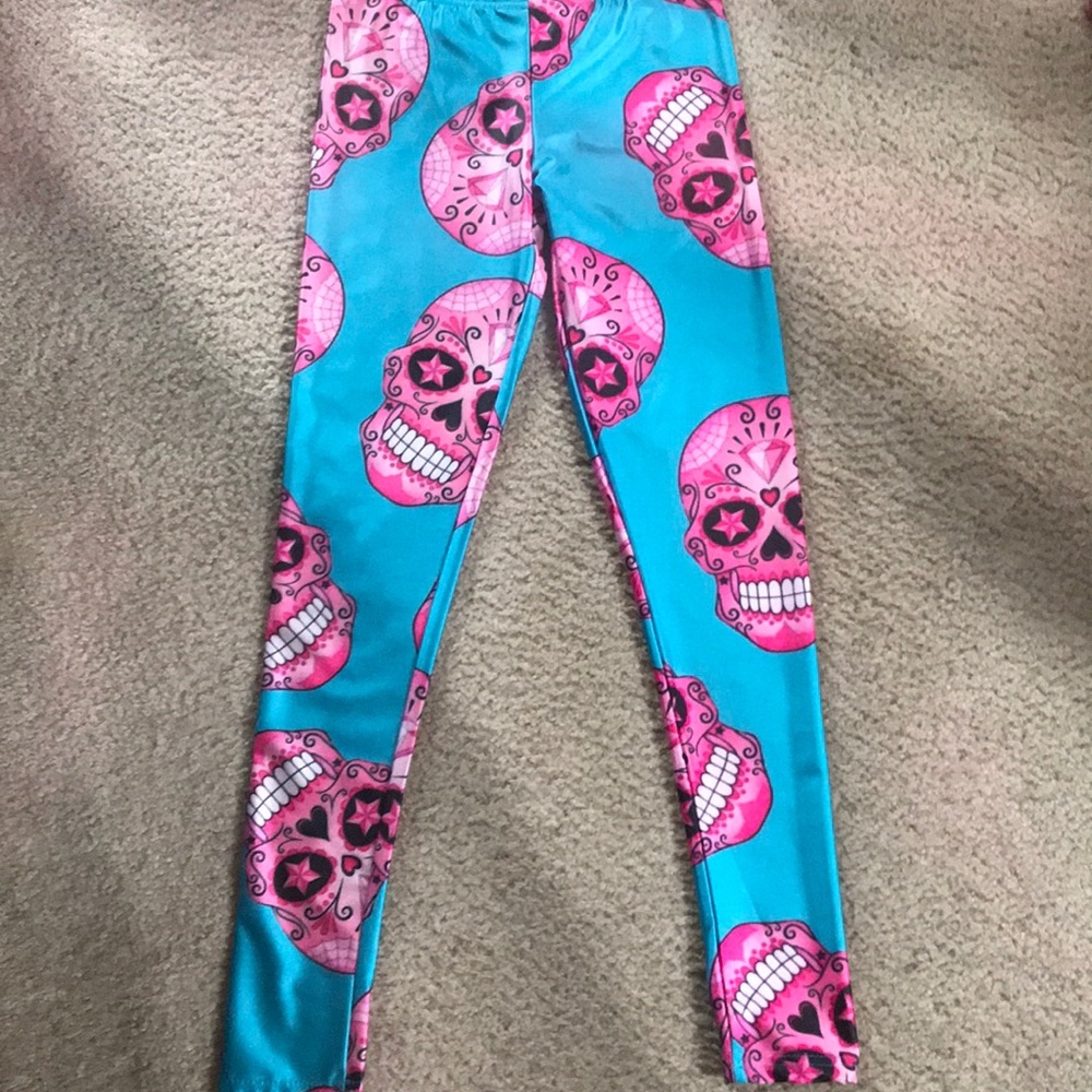 Sugar skull leggings